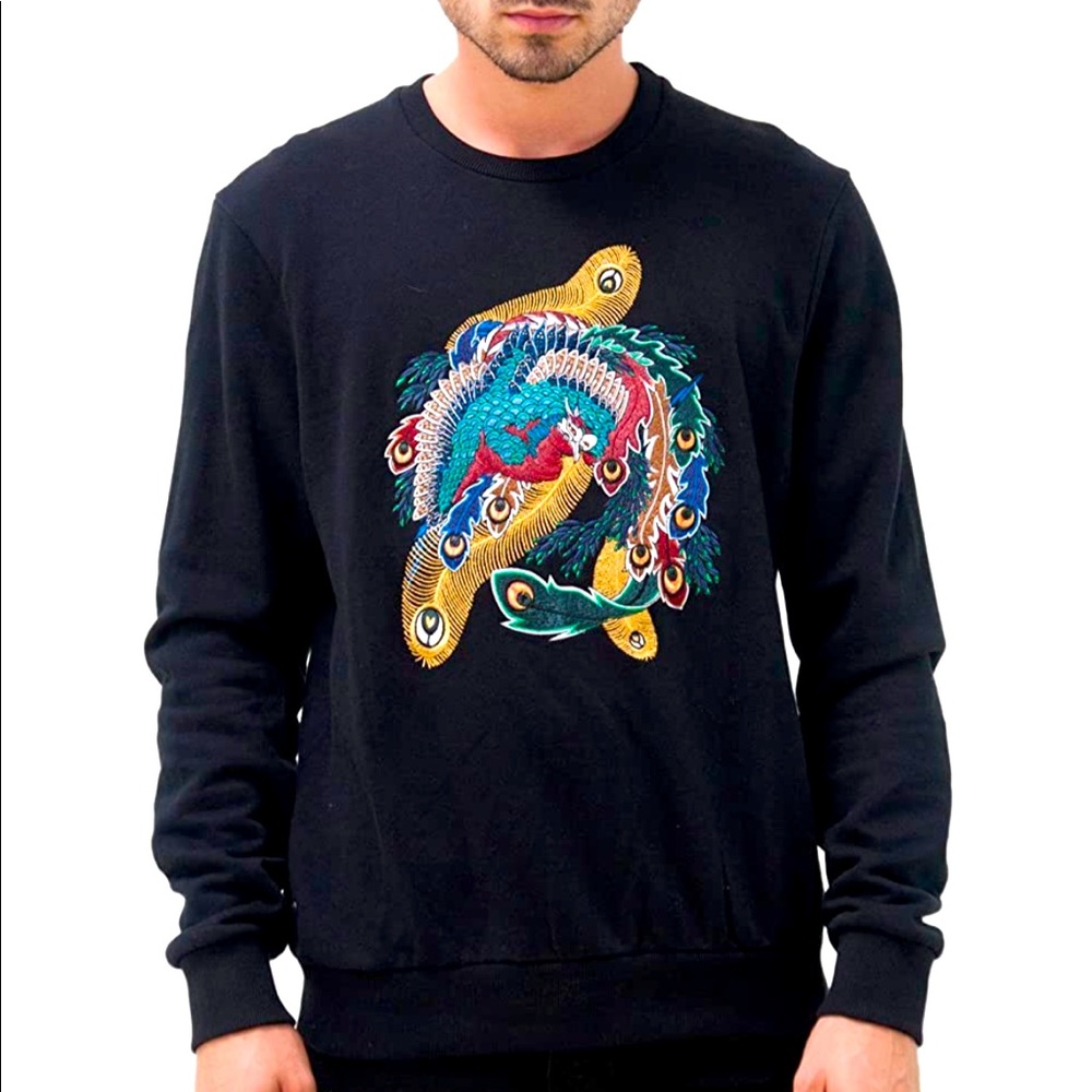 ELEVEN PARIS PEACOCK SWEATSHIRT RARE